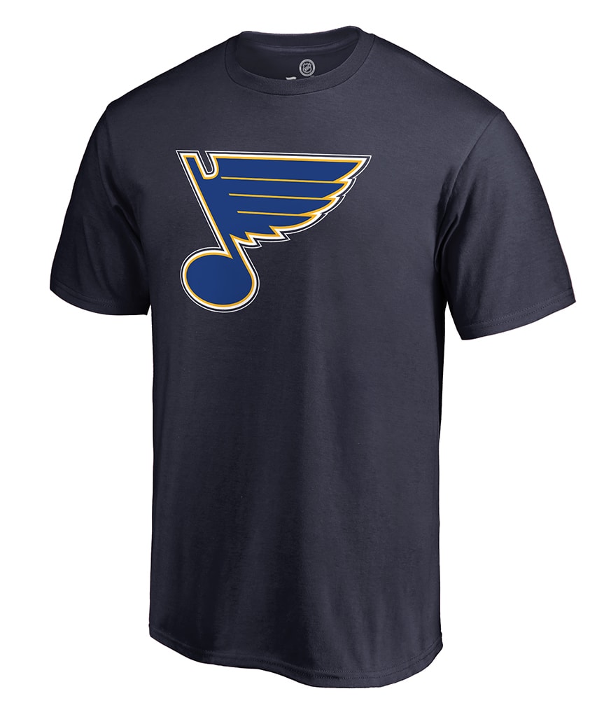 ST. LOUIS BLUES FANATICS MEN'S PRIMARY LOGO T SHIRT