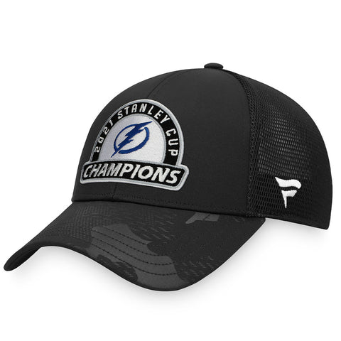 TAMPA BAY LIGHTNING FANATICS OFFICIAL AUTHENTIC 2021 STANLEY CUP CHAMPIONS ADJUSTABLE HAT