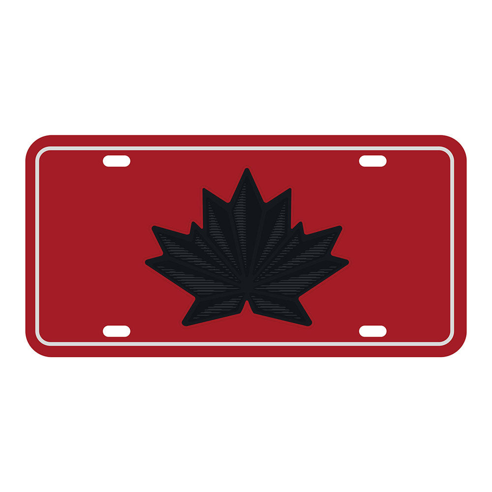 TEAM CANADA 2022 OLYMPICS RED LICENSE PLATE COVER