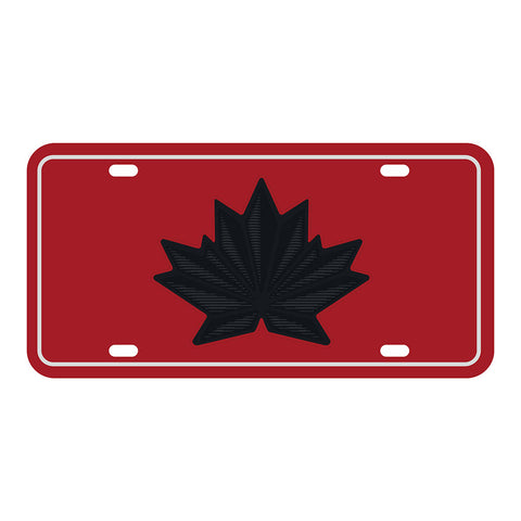 TEAM CANADA 2022 OLYMPICS RED LICENSE PLATE COVER