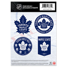 TORONTO MAPLE LEAFS 5" X 7" MINI DECAL SET
