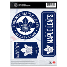 TORONTO MAPLE LEAFS 8" X 11" DECAL SET