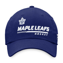 TORONTO MAPLE LEAFS FANATICS MEN'S AUTHENTIC PRO LOCKER ROOM UNSTRUCTURED ADJUSTABLE HAT