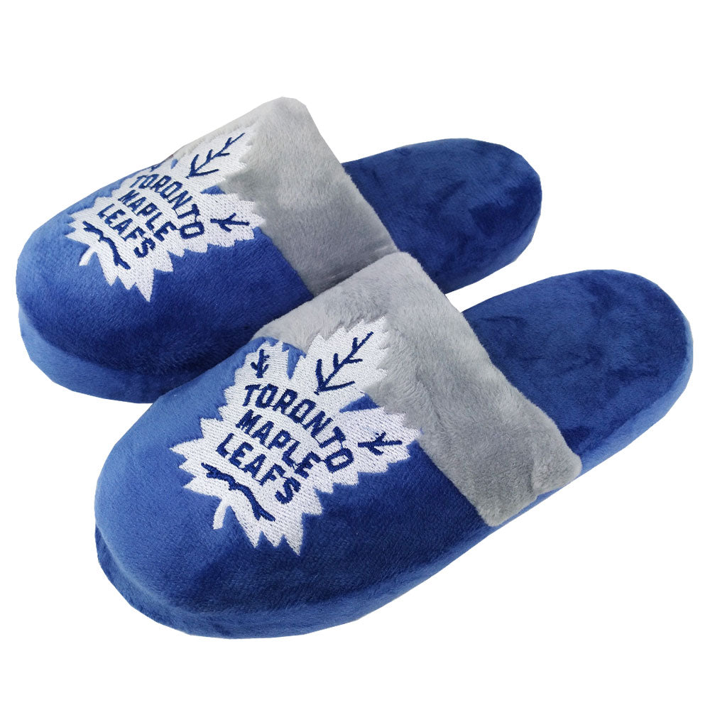 TORONTO MAPLE LEAFS KIDS BIG LOGO SLIPPERS