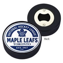 TORONTO MAPLE LEAFS PUCK BOTTLE OPENER