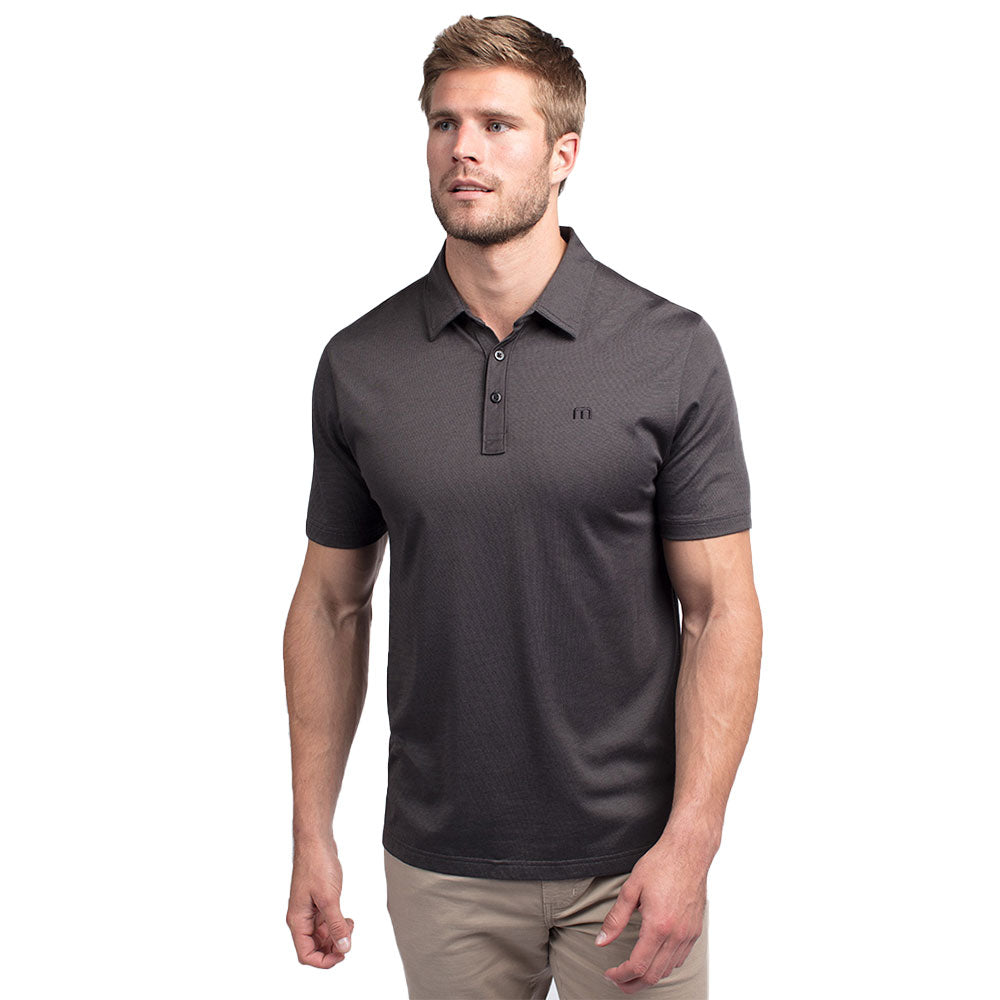 TRAVISMATHEW MEN'S ZINNA POLO - BLACK