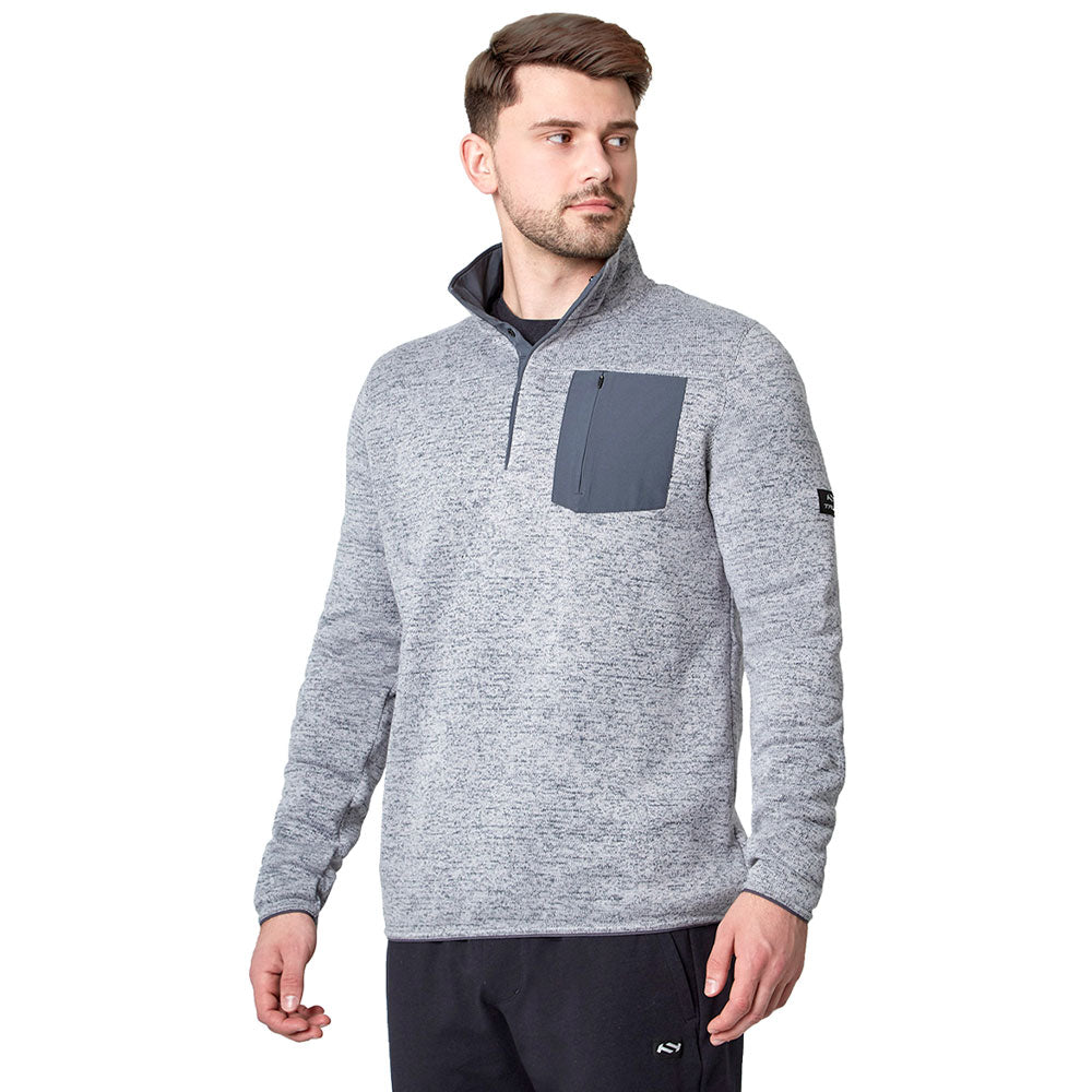 TRUE ELEVATE 1/4 ZIP FLEECE MEN'S PULLOVER SWEATER