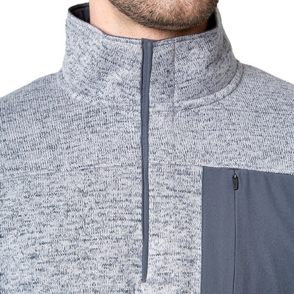 TRUE ELEVATE 1/4 ZIP FLEECE MEN'S PULLOVER SWEATER