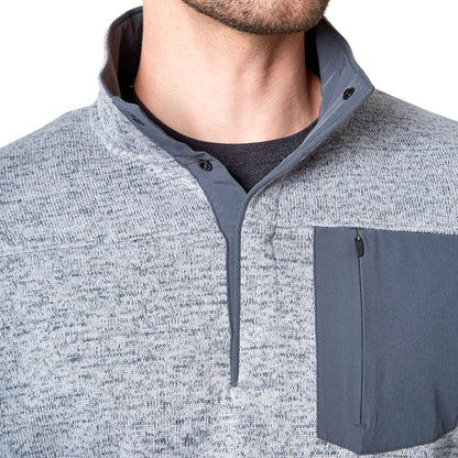 TRUE ELEVATE 1/4 ZIP FLEECE MEN'S PULLOVER SWEATER