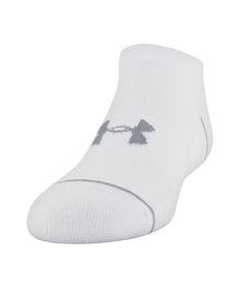 UNDER ARMOUR BOY'S PHENOM NO SHOW 3 PACK - WHITE