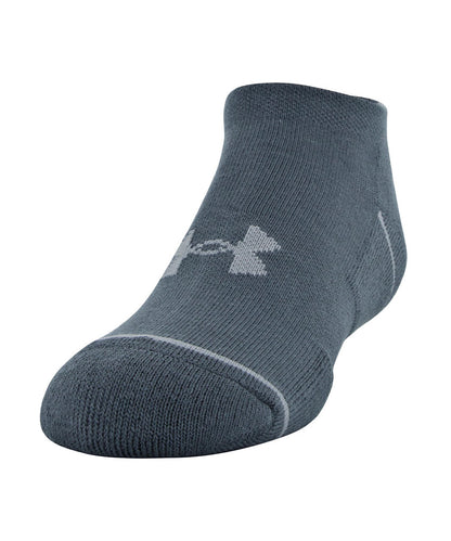 UNDER ARMOUR BOY'S PHENOM NO SHOW 3 PACK - WHITE