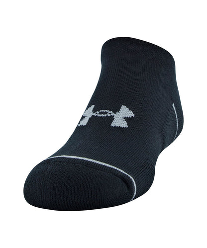 UNDER ARMOUR BOY'S PHENOM NO SHOW 3 PACK - WHITE