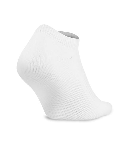 UNDER ARMOUR KIDS CC 2.0 NO SHOW SOCKS 6-PACK - WHITE