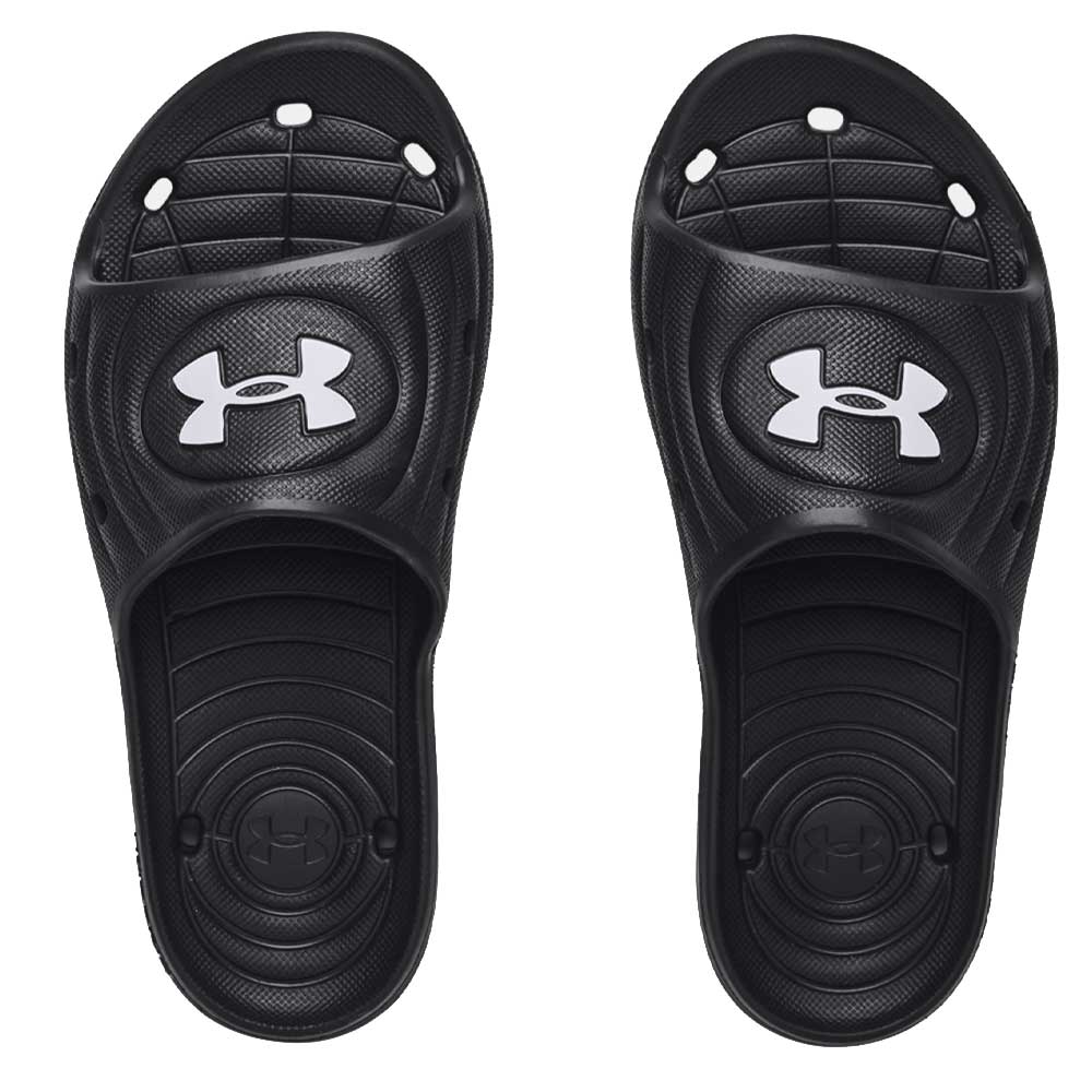 UNDER ARMOUR KID'S LOCKER IV SANDAL - BLACK