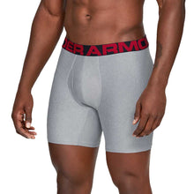 UNDER ARMOUR MEN'S BOXERJOCK TECH 6" 2-PACK - GREY