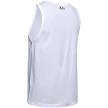 UNDER ARMOUR MEN'S SPORTSTYLE LOGO TANK - WHITE