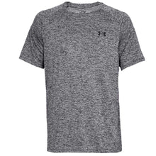 UNDER ARMOUR MEN'S TECH T SHIRT - HEATHER BLACK