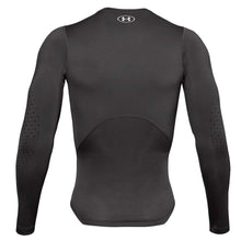 UNDER ARMOUR SENIOR HOCKEY LONG SLEEVE FITTED GRIPPY TOP - GREY