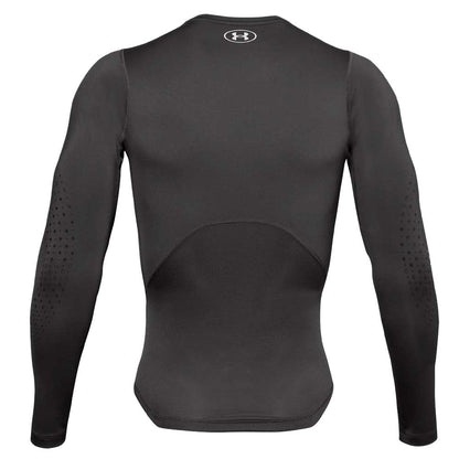 UNDER ARMOUR SENIOR HOCKEY LONG SLEEVE FITTED GRIPPY TOP - GREY