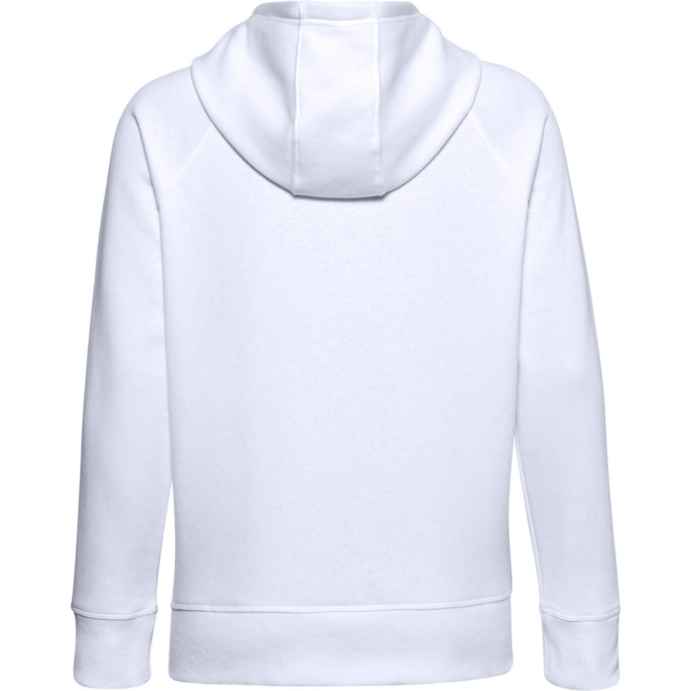 UNDER ARMOUR WOMEN'S RIVAL FLEECE HB HOODIE - WHITE