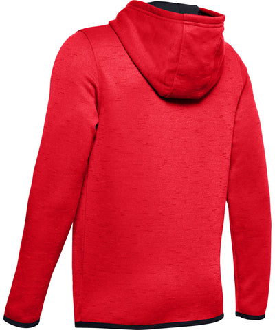 UNDER ARMOUR ARMOUR FLEECE BRANDED KID'S HOODIE - RED