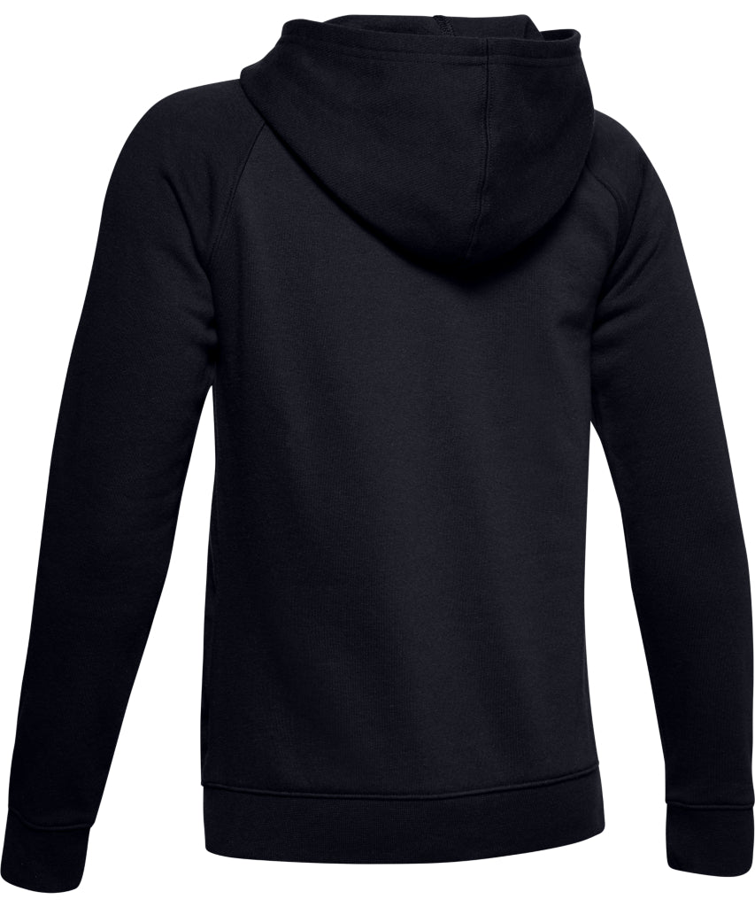 UNDER ARMOUR KID'S RIVAL LOGO HOODIE - BLACK