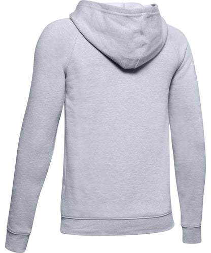 UNDER ARMOUR KID'S RIVAL LOGO HOODIE - GREY