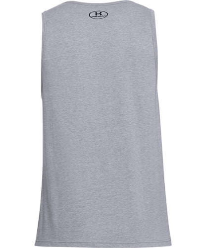 UNDER ARMOUR MEN'S SPORTSTYLE LOGO TANK - GREY