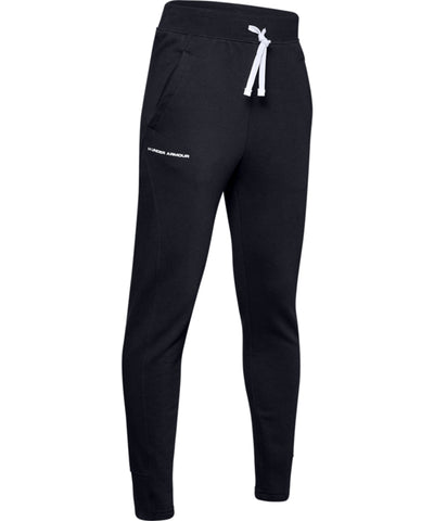 UNDER ARMOUR RIVAL JOGGER KID'S PANTS - BLACK