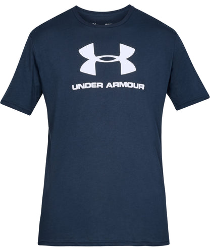 UNDER ARMOUR SPORTSTYLE LOGO MEN'S SHORT SLEEVE SHIRT - NAVY