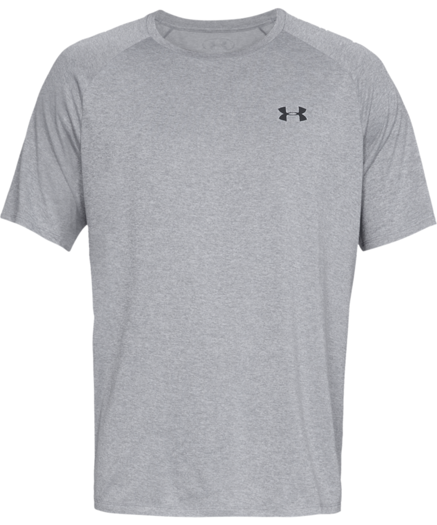 UNDER ARMOUR TECH MEN'S T SHIRT - GREY