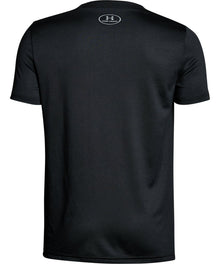 UNDER ARMOUR KID'S TECH BIG LOGO SOLID T SHIRT - BLACK
