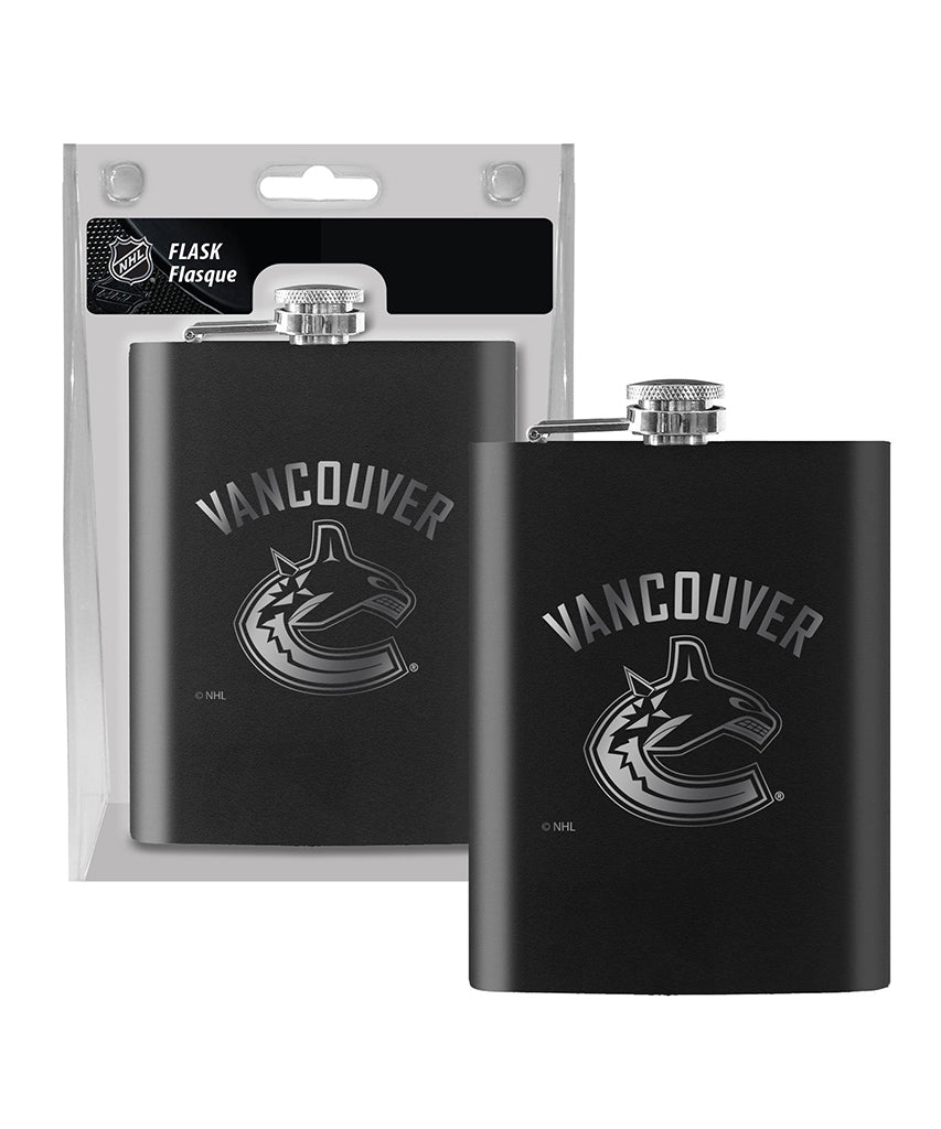 VANCOUVER CANUCKS 8OZ FLASK - LASER ETCH