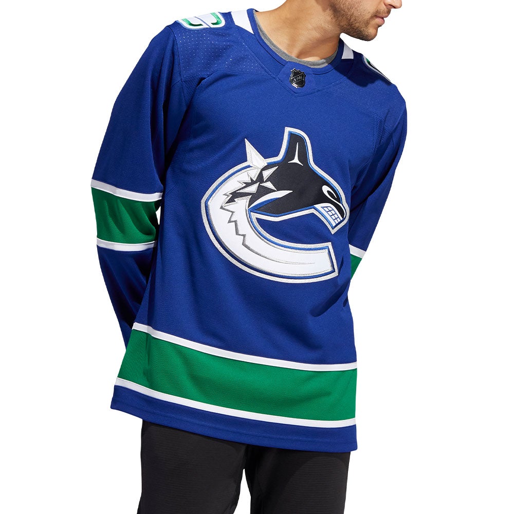 Men's NHL Vancouver Canucks Adidas Primegreen Black Flying Skate Retro -  Authentic Pro Jersey - Sports Closet