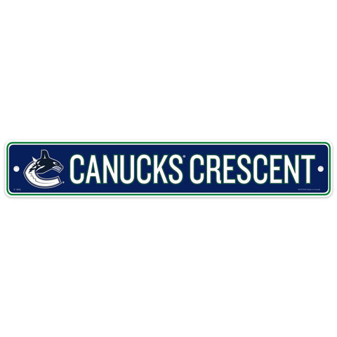 VANCOUVER CANUCKS STREET SIGN 4X23