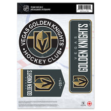 VEGAS GOLDEN KNIGHTS 8" X 11" DECAL SET