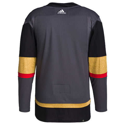 adidas Vegas Knights Primegreen Authentic Alternate Men's Jersey (46/Small)  Gold