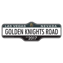 VEGAS GOLDEN KNIGHTS DELUXE STREET SIGN 8X23