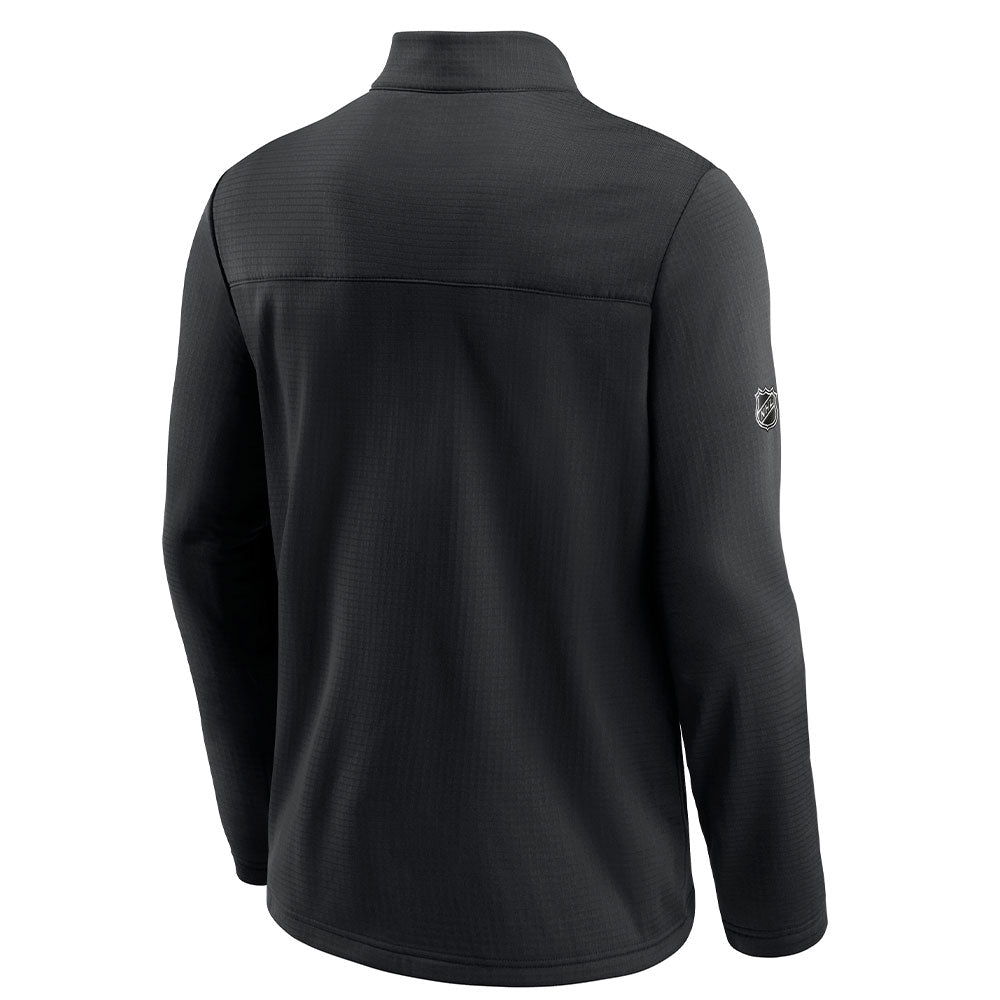 VEGAS GOLDEN KNIGHTS FANATICS MEN'S AUTHENTIC PRO TRAVEL TRAIN 1/4 ZIP TOP