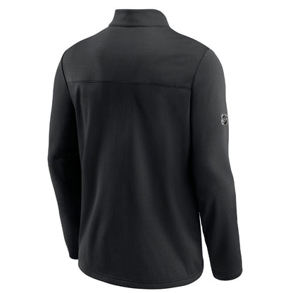 VEGAS GOLDEN KNIGHTS FANATICS MEN'S AUTHENTIC PRO TRAVEL TRAIN 1/4 ZIP TOP