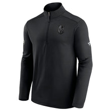 VEGAS GOLDEN KNIGHTS FANATICS MEN'S AUTHENTIC PRO TRAVEL TRAIN 1/4 ZIP TOP