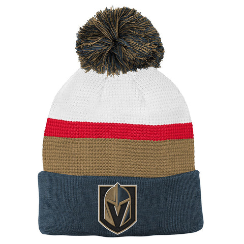 NHL Las Vegas Golden Knights Kids Winter Knit Hat with Pom Pom
