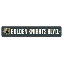 VEGAS GOLDEN KNIGHTS STREET SIGN 4X23