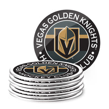 VEGAS GOLDEN KNIGHTS TEAM STRIPE COASTER - 8 PACK