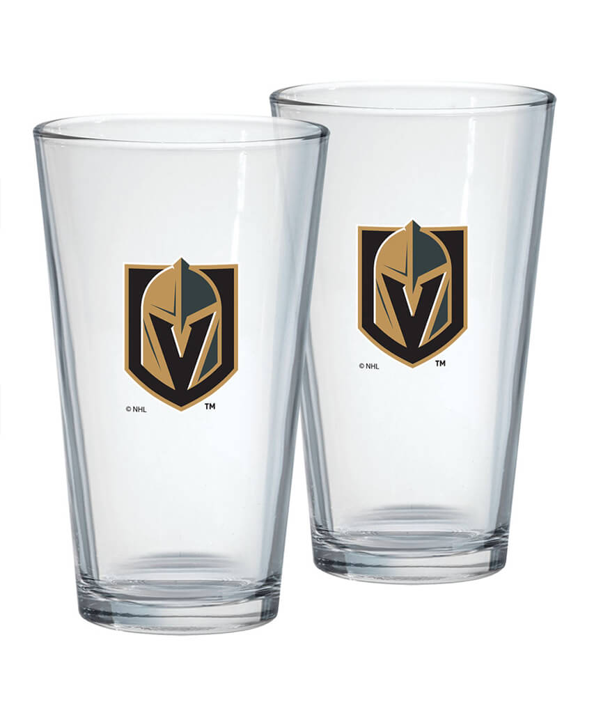 VEGAS GOLDEN KNIGHTS 16OZ MIXING GLASS SET