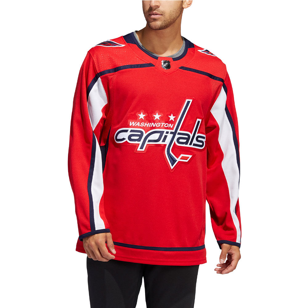  adidas Washington Capitals Primegreen Authentic Home Men's  Jersey (56/2X) Red : Sports & Outdoors