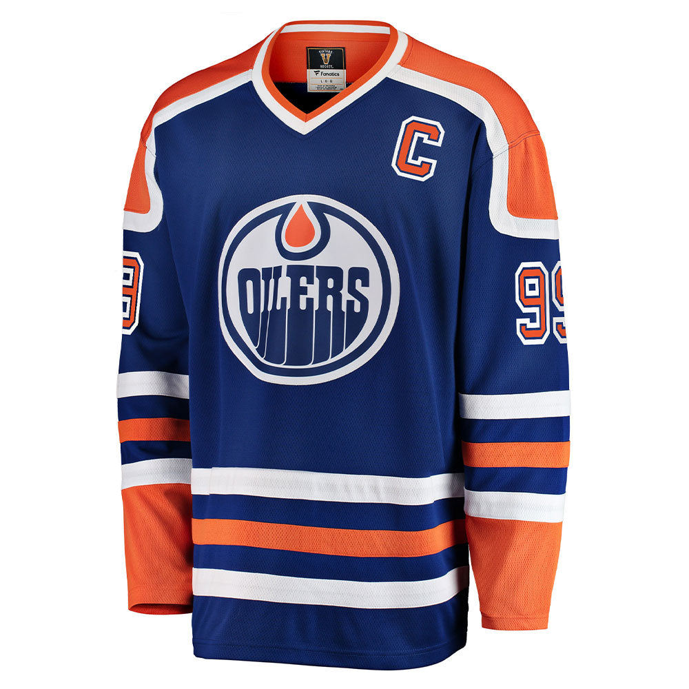WAYNE GRETZKY EDMONTON OILERS FANATICS MEN'S HERITAGE BREAKAWAY JERSEY