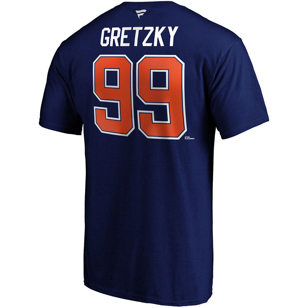WAYNE GRETZKY EDMONTON OILERS FANATICS MEN'S HERITAGE T SHIRT