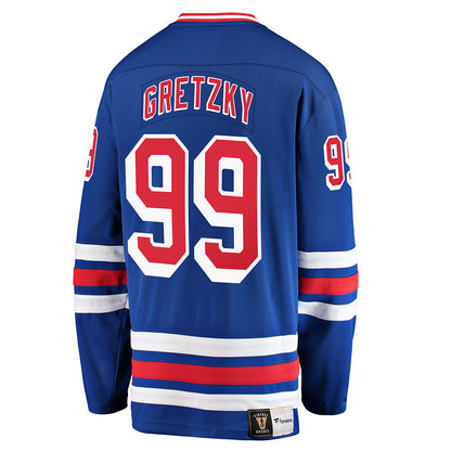 WAYNE GRETZKY NEW YORK RANGERS FANATICS MEN'S HERITAGE BREAKAWAY JERSEY