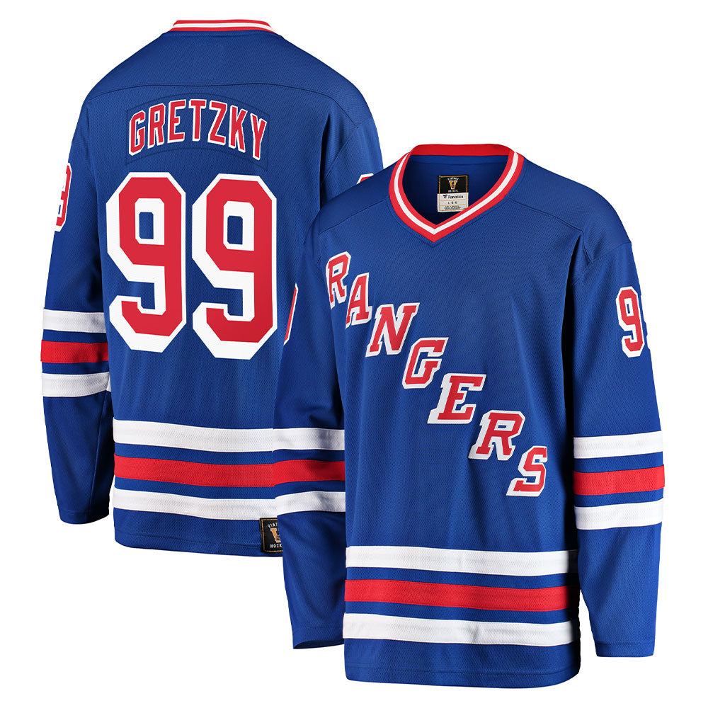 WAYNE GRETZKY NEW YORK RANGERS FANATICS MEN'S HERITAGE BREAKAWAY JERSEY